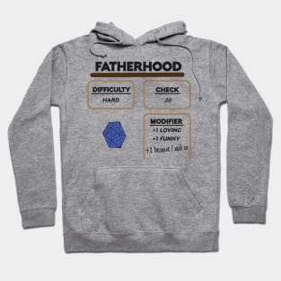 Fatherhood rpg gamer fathers day Hoodie